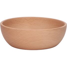 Bol En Bois,Bols Ronds En Hêtre Pour La Maison,Salades,Trempettes Aux Fruits,Collations,Riz,Pâtes,Céréales. Matériau : Bois De Hêtre.(M)