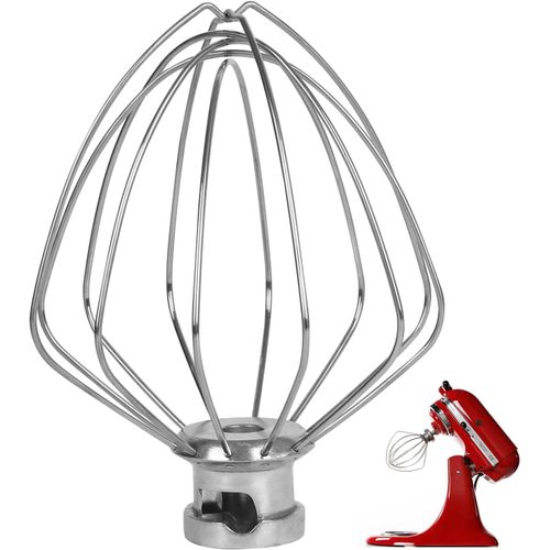 Kitchen-Aid Accessoire Fouet Mélangeur En Mousse, Accessoire Batteur De Bord Flexible Pour Batteur Sur Socle Kitchen-Aid 4,5-5Qt, Accessoire Batteur Pour Crème D'?ufs, Bol Mélangeur