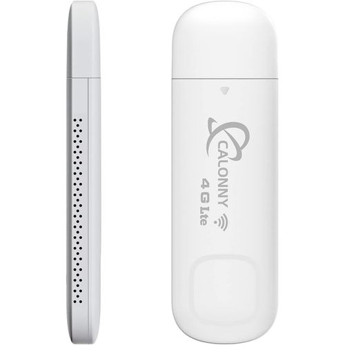 Calonny Clé Internet 4G LTE USB WiFi avec clé de Liaison SIM Modem sans Fil cat4 150Mbps, Alternative à l'ADSL, ne Pas parcourir la Modification APN Appliquer à la Boutique/à la Maison/au Camping-Car