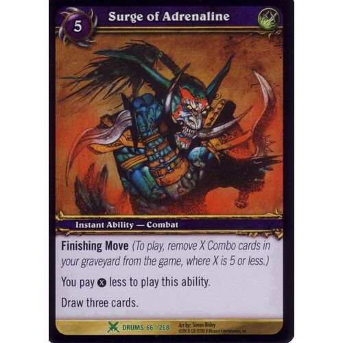 Surge Of Adrenaline - Wow - Foil Archive - Drums - U - 66/268 Vo