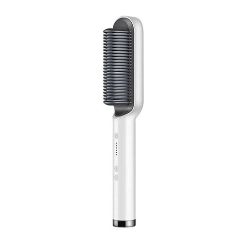 Brosses À Cheveux Multi-Électriques Portables,Chauffage Rapide,Outil De Coiffure,Peigne Chaud,Brosse À Lisser - Type White