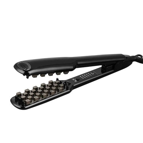 Lisseur De Cheveux Professionnel Multifonctionnel En Fer Moelleux,Pince ¿¿ Sertir En C¿¿Ramique,Pince ¿¿ Permanente,Volumisante--Black
