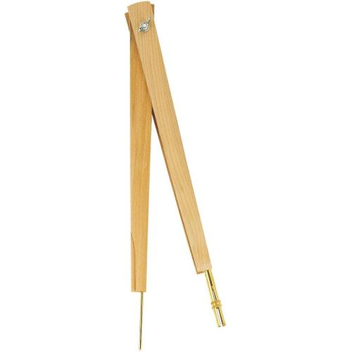 Meimie-Compas À Pointe Bois 40cm Ecole