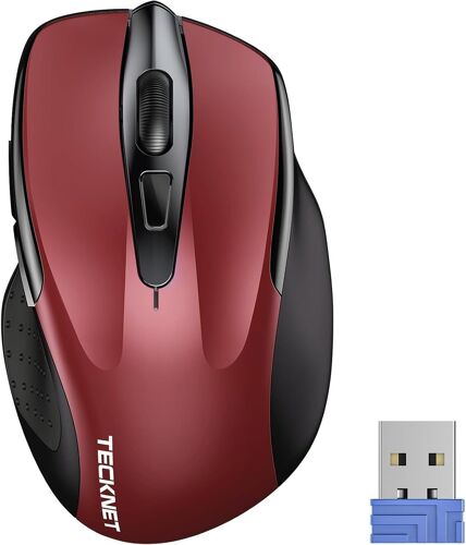 Souris sans Fil Silencieuse, 4800 DPI Souris Bluetooth (Tri-Modes: BT 5.0/3.0+2.4G), 30 Mois d'autonomie de la Batterie, Souris sans Fil pour Ordinateur Portable, Windows, Mac OS, Android