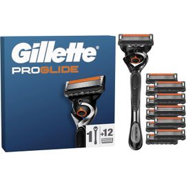 Rasoir Pour Hommes Proglide, 12 Recharges A 5 Lames, Authentiques, Avec Bande Lubrifiante Avant Et Après Pour Un Rasage De Près Et Un Confort Incroyables, 1 Recharge Par 30 Rasages 
