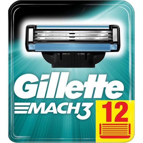 Mach3 Lot De 12 Lames De Rasoir Pour Homme 