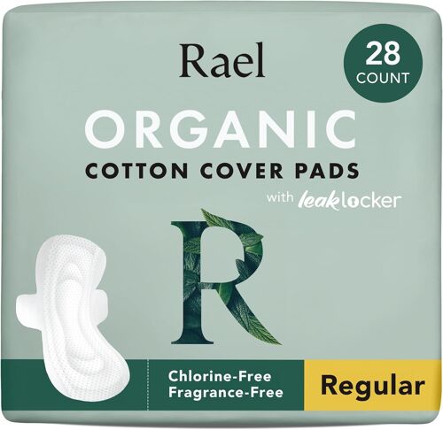 Serviette Hygi¿¿Nique En Coton Bio - Flux Mod¿¿R¿¿, Avec Ailettes, Ultra Fin, Hypoallerg¿¿Niques, Sans Parfum (R¿¿Gulier, 28 Serviettes) 