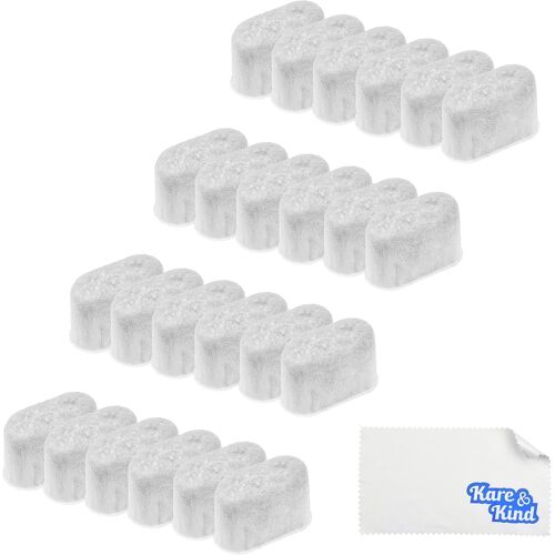 KALANKA-Paquet de 24 Cuisinart Filtres à eau au charbon activé de remplacement pour cafetières - Compatible avec toutes les cafetières Cuisinart