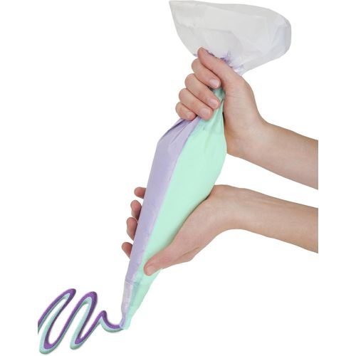 Subzonal-20 Poches À Décorer Doubles + 2 Douilles & 1 Embout, Blanc