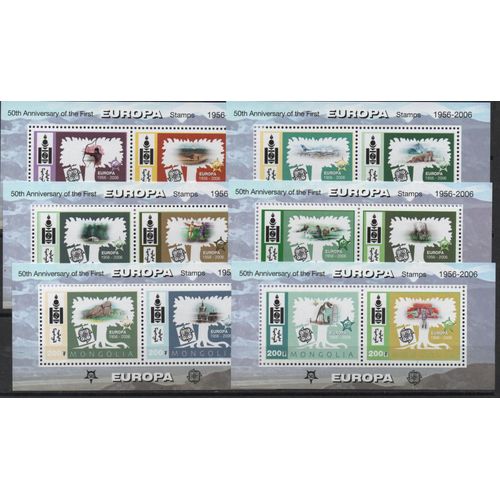 Mozambique Timbre Europa 1956-2006