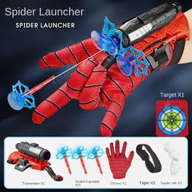 Jouet Garçon Spider-Man - Lanceur de toiles d'araignée, pistolet tir, jeu d'action, cadeau enfant