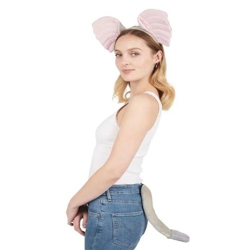 Set D'éléphant - P'tit Clown - Re14003 - Serre-Tête Et Queue - Taille Unique - Rose
