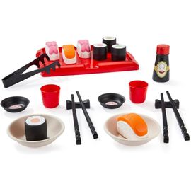 Jouets - 2523 - Coffret Sushi - Dinette Enfant - Jeu d'imitation - Dès 18 mois - Fabriqué en France, Noir[2503]