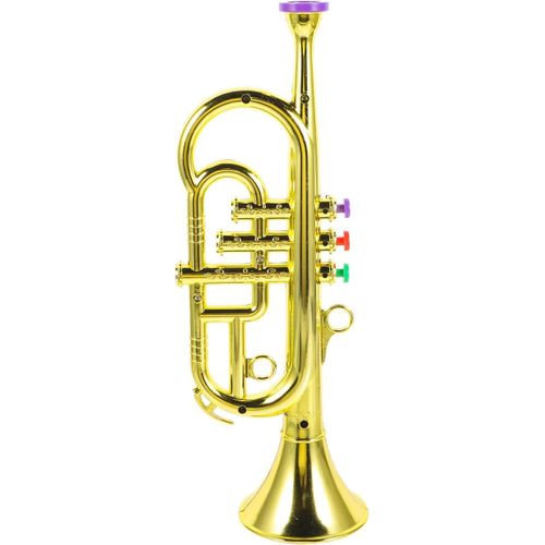 Eryi-Ibisenice Trompette Jouet Enfant En Abs Instrument De Musique À Trois Tons Pour Enfants Modèle Éducatif Pour Développer La Créativité Et Le Sens Du Rythme Taille 33 5 X 11 X 9 Cm