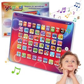ERYI-Tablette Pour Enfants Espagnol - Jouet Éducatif Bébé 6-12 Mois - Ordinateur Apprentissage 1 2 3 Ans - Jeux Montessori - Cadeaux Pour Filles Et Garçons