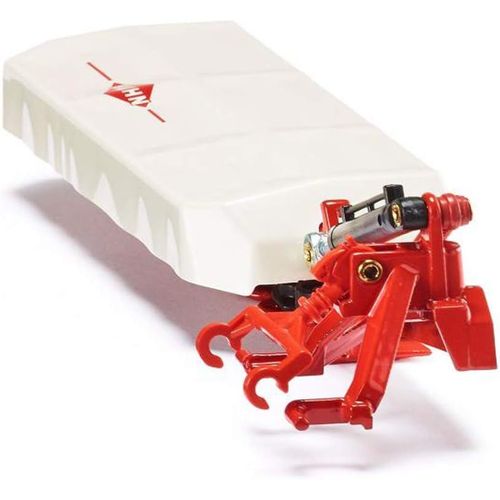 ERYI-2456, Faucheuse-Conditionneuse Trainée Kuhn, 1:32, Métal/Plastique, Blanc/Rouge, Compatible Avec Attelage Arrière Standard