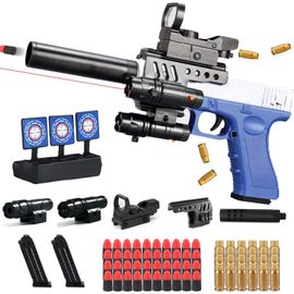 KALANKA-Pistolet Jouet Enfants,Mousse Soft Bullet Gun Jouet M416,Mousse Pistolet,rechargement Manuel,Soft Bullet Toy Gun Pistolet pour 12+ Cadeaux Enfants