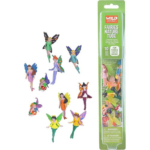 ERYI-Nature Tube Fée, 10 Espèces De Fée Animaux Miniatures, Cadeau De Noël Pour Enfants, Figurines À Collectionner, Super Pour Le Jeu Interactif