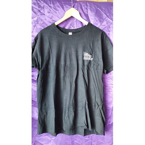 T Shirt Les Portes De La Thiérache Noir Taille Large 100 % Coton 140 Grammes