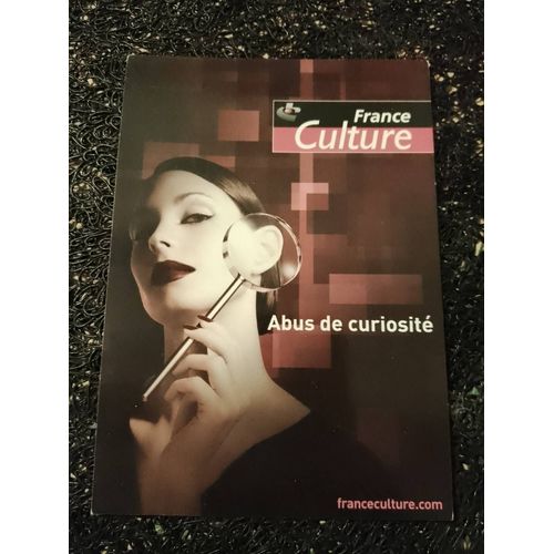 Carte Postale Colorée Publicitaire "France Culture"Vintage Années 90.
