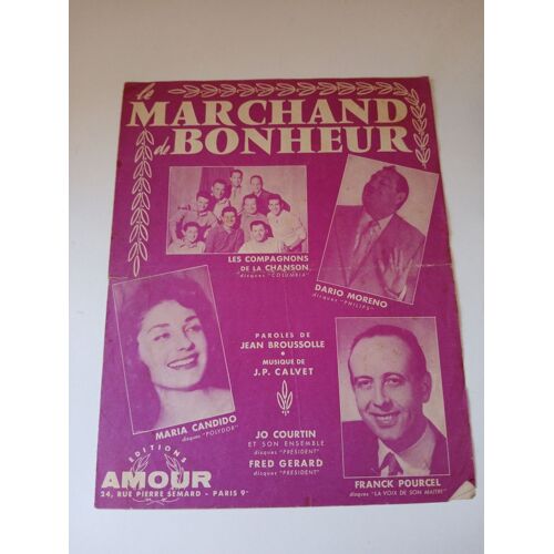 Le Marchand De Bonheur, Paroles Et Musique