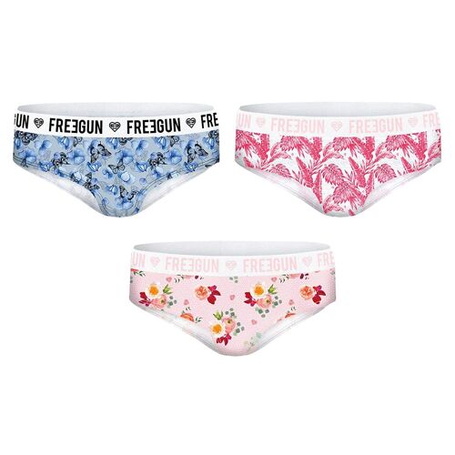 Lot De 3 Culottes Fille Freegun, Taille 2-3 Ans