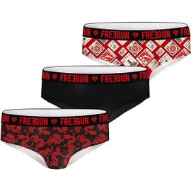 Lot De 3 Culottes Fille Freegun, Taille 14-16 Ans