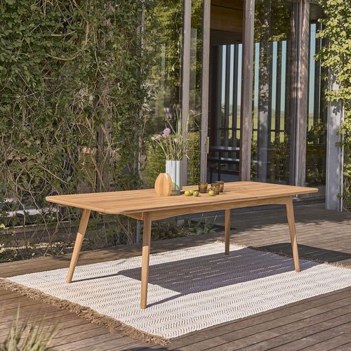 Table De Jardin Extensible En Teck Massif 6/8 Pers.