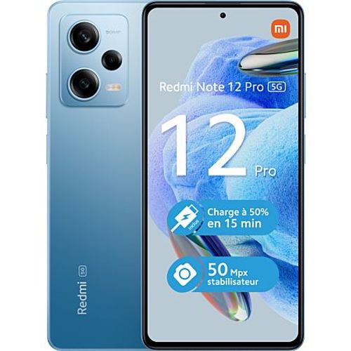 Xiaomi Redmi Note 12 Pro 5G 6/128 Go Bleu ciel