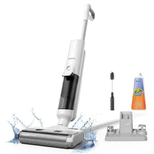 PROSCENIC F10 Pro - Aspirateur laveur sans fil - Eau/Poussière - Brosse à bord étroit - Réservoir 1.15L - Ecran LED - Auto-nettoyage