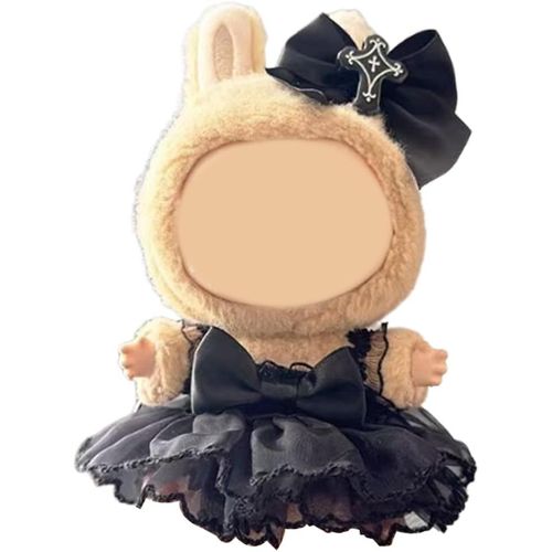 , Vêtements de poupée, convient à la poupée de chiffon de 17cm, poupée non incluse, Vêtements Rabb Plush Sweater Hoodie Vêtements DIY Kids Gift