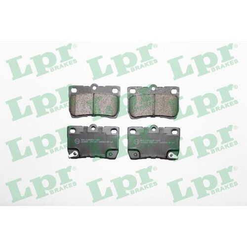 Jeu De 4 Plaquettes De Freins À Disques Arrières - Lexus Gs (_S19_) 300 (Grs190_, Grs190r) 04/2005>11/2011