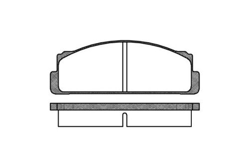Jeu De 4 Plaquettes De Freins À Disques Avants - Zastava Yugo 0.9 04/1980>06/1992