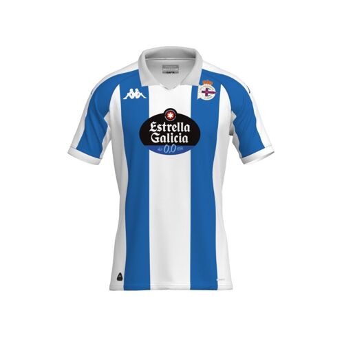 Maillot Kappa Kombat Domicile Deportivo La Corogne Officiel Football Rcd La Coruña