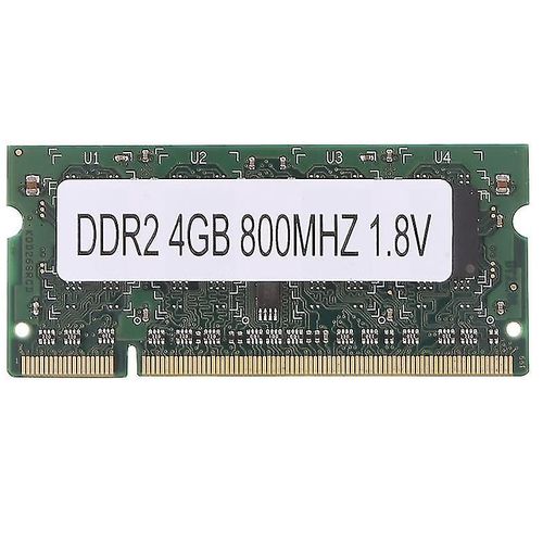Mémoire RAM DDR2 4 Go 800 MHz pour ordinateur portable Intel AMD PC2 6400 2RX8 200 broches SO-DIMM