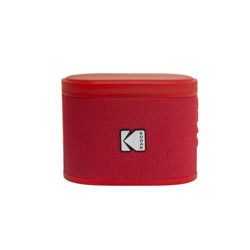 KODAK Soundbrix - Enceinte Bluetooth Magnétique avec Mécanisme de Docking, Sans Fil, Connectez jusqu'à 100 Enceintes, Autonomie de 3h, Charge Type-C, Puissance 5W RMS - Roug