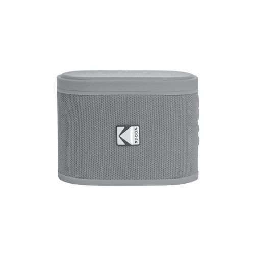 KODAK Soundbrix - Enceinte Bluetooth Magnétique avec Mécanisme de Docking, Sans Fil, Connectez jusqu'à 100 Enceintes, Autonomie de 3h, Charge Type-C, Puissance 5W RMS - Gris
