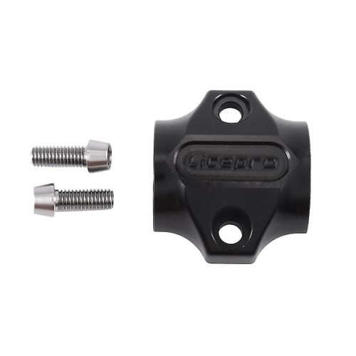 Tube De Vélo Pliable En Alliage, Couvercle Supérieur, 25,4 Mm, Double Tige, Accessoires Pour Vélo, Noir