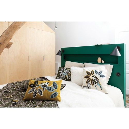 Maxi Plaid Recyclé En Coton Recycle Neige 180 X 220
