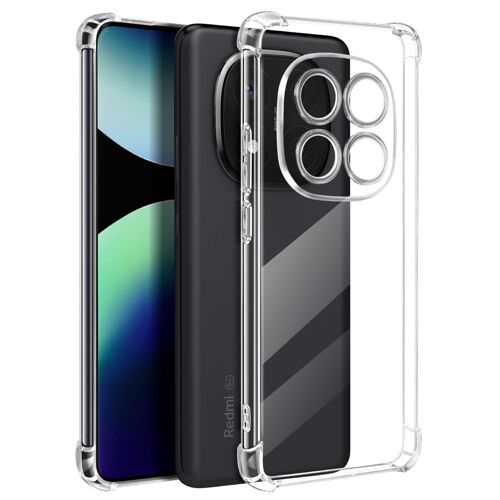 Coque Antichoc pour Xiaomi Redmi Note 14 Pro et 14 Pro Plus Mayaxess Transparent