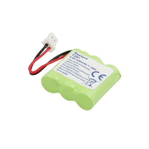 Batterie Nimh 300mah Pour Téléphone Audioline Cdl970 3,6v Vert