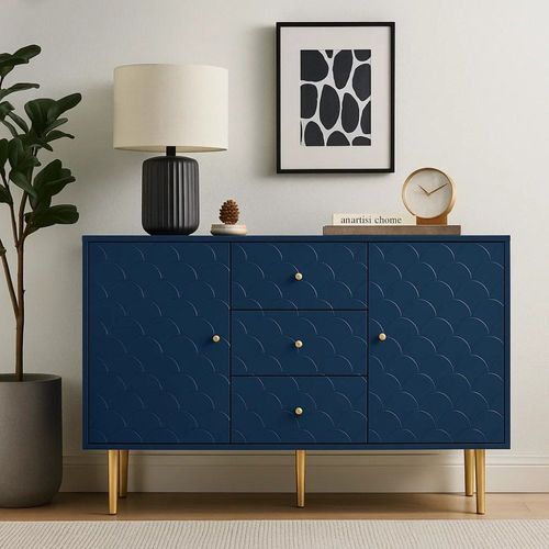 Bout De Canapé Rectangulaire Effet Bois Noir Table D'appoint