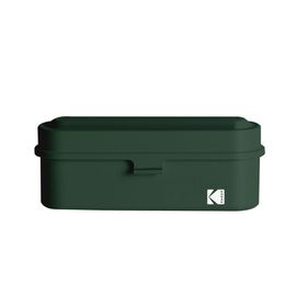 KODAK Film Case (135) - Boîtier Compact en Acier pour 5 Rouleaux de Film 135 mm, Capot Amovible, Design Années 70, Protection Poussière et Humidité - Olive