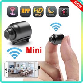 Mini Caméra De Surveillance Intérieure Ip Wifi Hd 1080p,Dispositif De Sécurité Sans Fil,Babyphone Vidéo,Avec Vision Nocturne Et Enregistreur Audio - Type Cam And 64gb