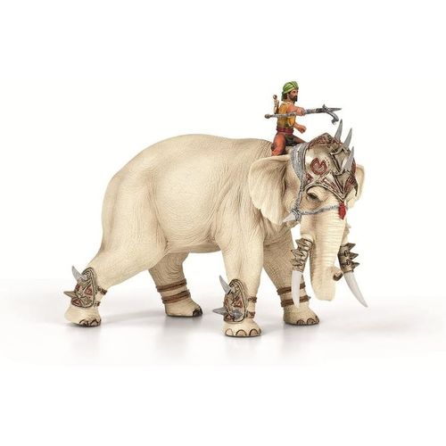 Schleich - 70063 - Figurine - Eléphant de Combat avec Cornac