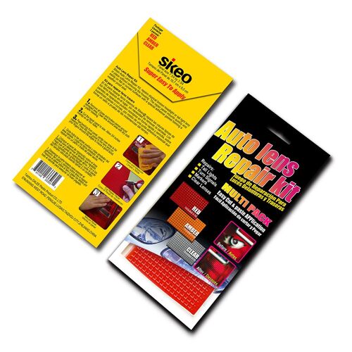 Kit De Réparation De Lentilles De Voiture, Bricolage, Motif De Grille, Feux Arrière, Ensemble D'outils De Réparation De Phares De Voiture, Film De Réparation De Fissures, Vernis Rouge Ambre