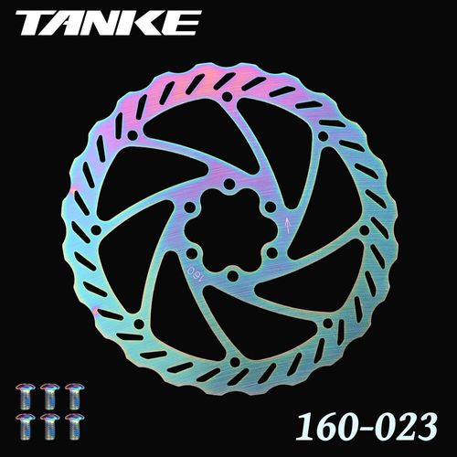 Frein À Disque Hydraulique Avec Boulons Pour Vélo De Route Et Vtt,Pièces De Vélo,Rotors Lisses D'huile,Tailles Ke,140,160,180,203 -160-023-Color 1pcs-A