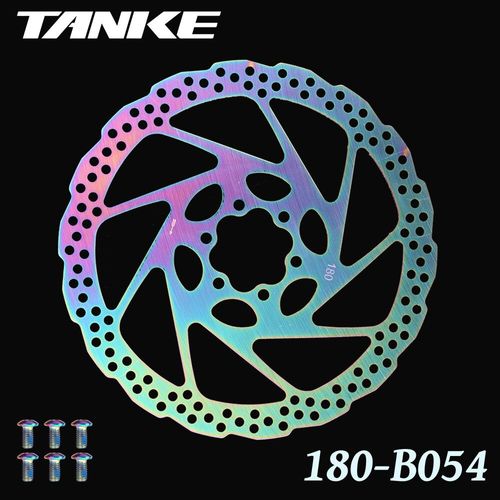 Frein À Disque Hydraulique Avec Boulons Pour Vélo De Route Et Vtt,Pièces De Vélo,Rotors Lisses D'huile,Tailles Ke,140,160,180,203 -180-B054-Color 1pcs-A
