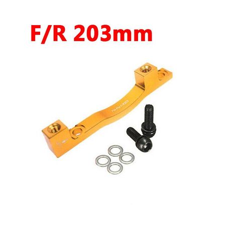 Pm/Is-Adaptateur De Rotor De Frein À Disque Pour Vélo De Route Et Vtt,Étrier De 180mm Et 203mm -Or F-R203mm