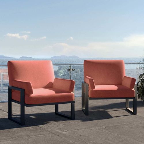 Fauteuil Corail - Cadre Anthracite